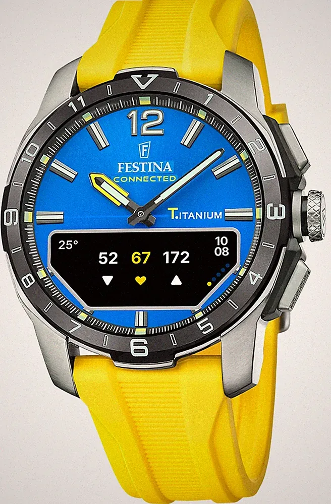 Festina Connected D Hybrid-Smartwatch (44 Mm) Blaues Integriertes F23000/8 Uhr