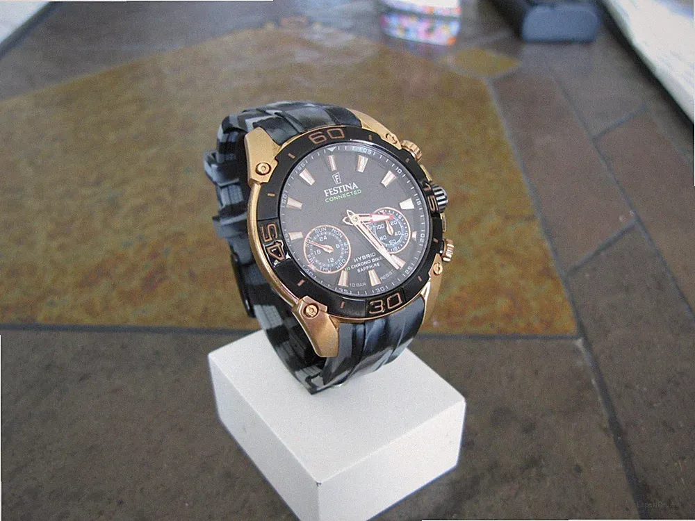 Festina Connected Hybrid Smartwatch Chrono Bike Schwarz-roségold Farben F20548