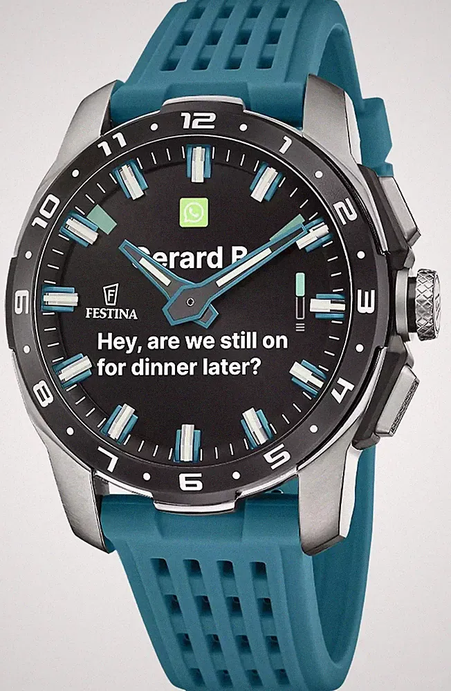 Festina Vernetzte Full-D-Hybrid-Smartwatch (44 Mm) Mit Digitalanzeige F23305/5