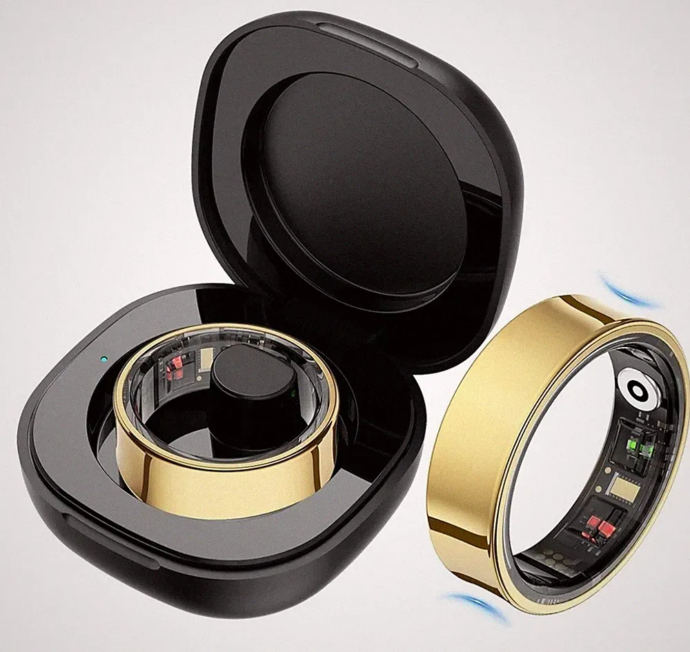 findtime Smart Ring Schlaftracker Herzfrequenzmesser Blutsauerstoff Fitness Waterp