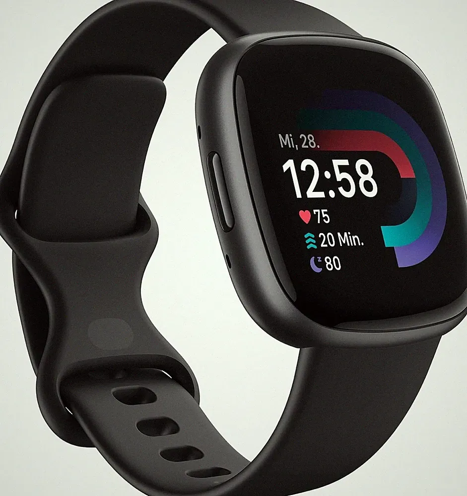 Fitbit Google Versa 4 Smartwatch Fitness Tracker enthält eine 3 monatige Google