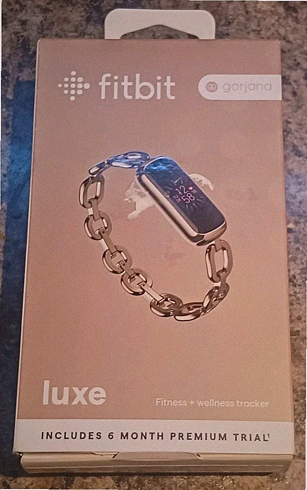 Fitbit Luxe Smartwatch Fitnesstracker Ladekabel funktioniert rosa Armband