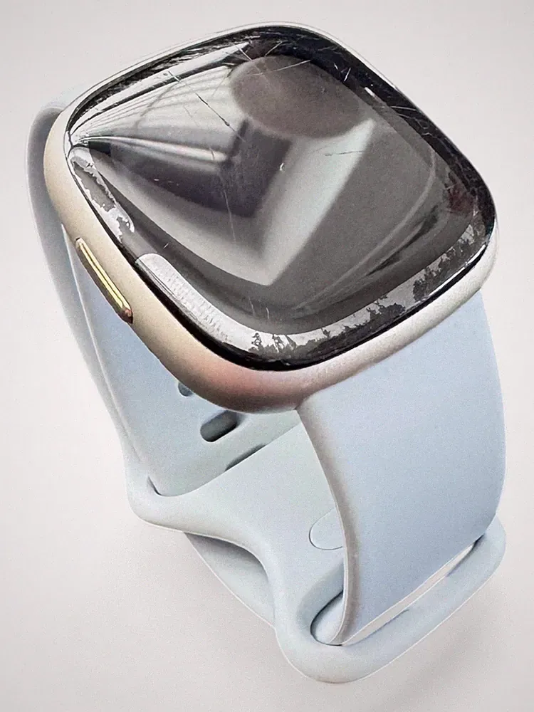 Fitbit Sense 2 Smartwatch 40 mm Aluminium Blue Mist GPS Fitness Tracker Sportuhr
