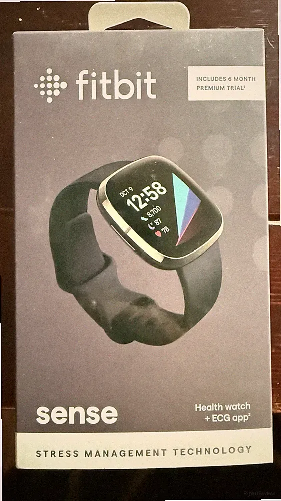 Fitbit Sense Smartwatch schwarz mit zusätzlichem Armband in OVP