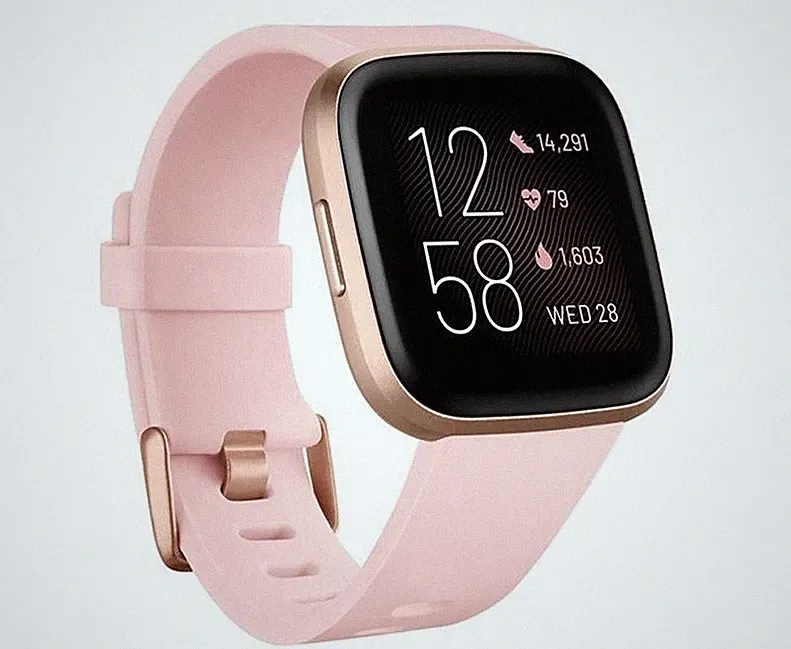 FITBIT VERSA 2 FB507 1.34" FITNESS SMARTWATCH GPS PUDERROSA / ALUMINIUM KUPFER