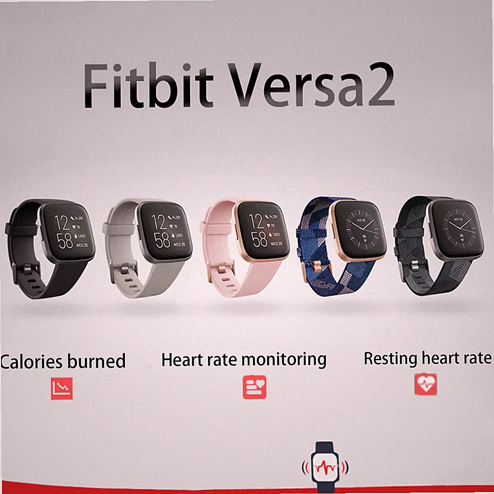 Fitbit Versa 2: Gesundheits- & Fitness-Smartwatch mit Alexa