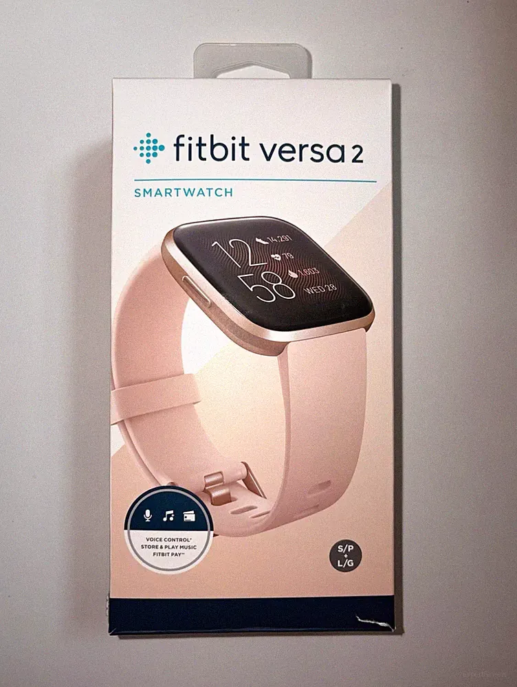 Fitbit Versa 2 Smartwatch 34 mm Aluminium Touchscreen rosa/roségold