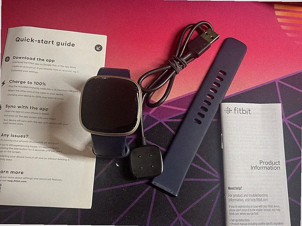 Fitbit Versa 3 Smartwatch GPS Herzfrequenz SpO₂ NFC Bluetooth