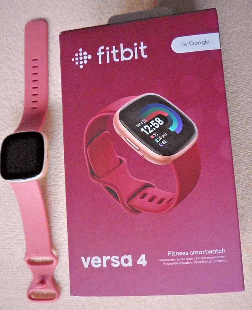 Fitbit Versa 4 Fitness Smartwatch Copper Rose