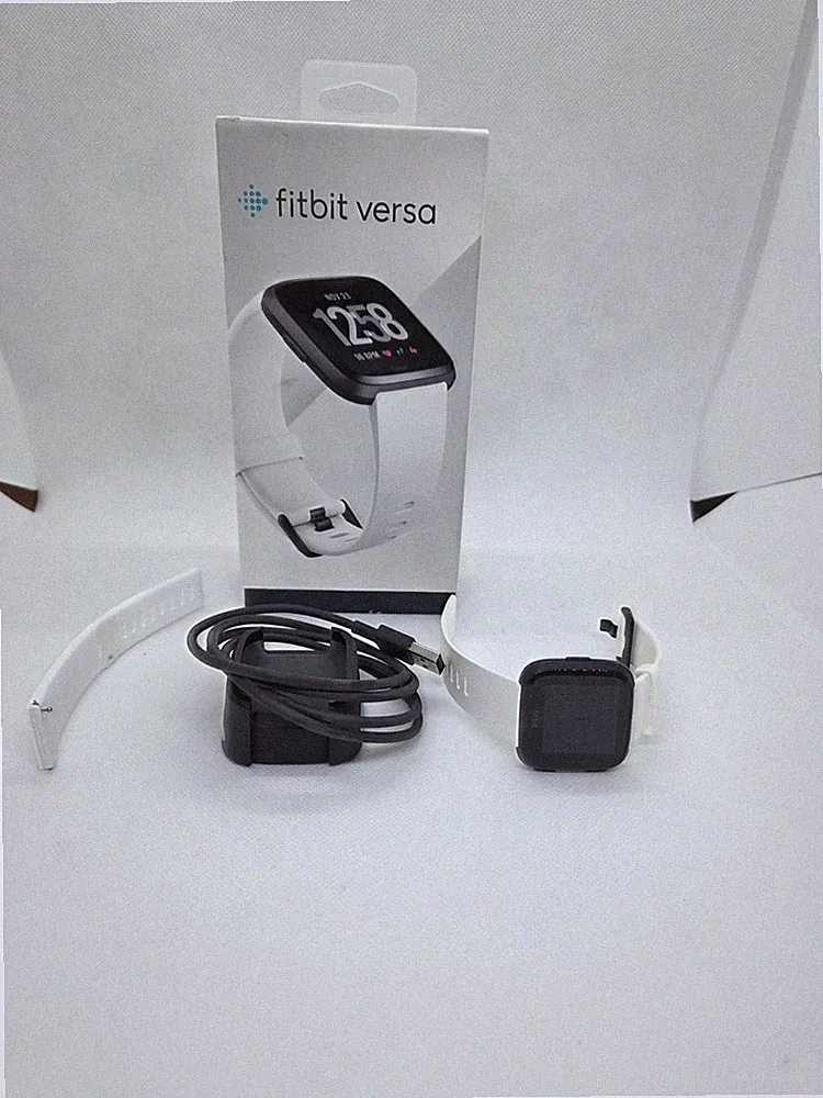 Fitbit Versa Gesundheits Fitness Smartwatch INHALT WIE NEU OVP MIT LEICHTEN LS