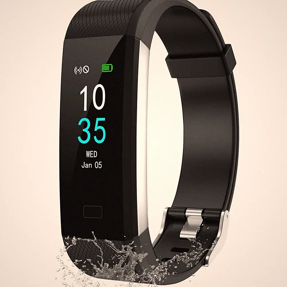 Fitness Armband Tracker Kalorienzähler Wasserdicht Smartwatch Sportuhr IP68