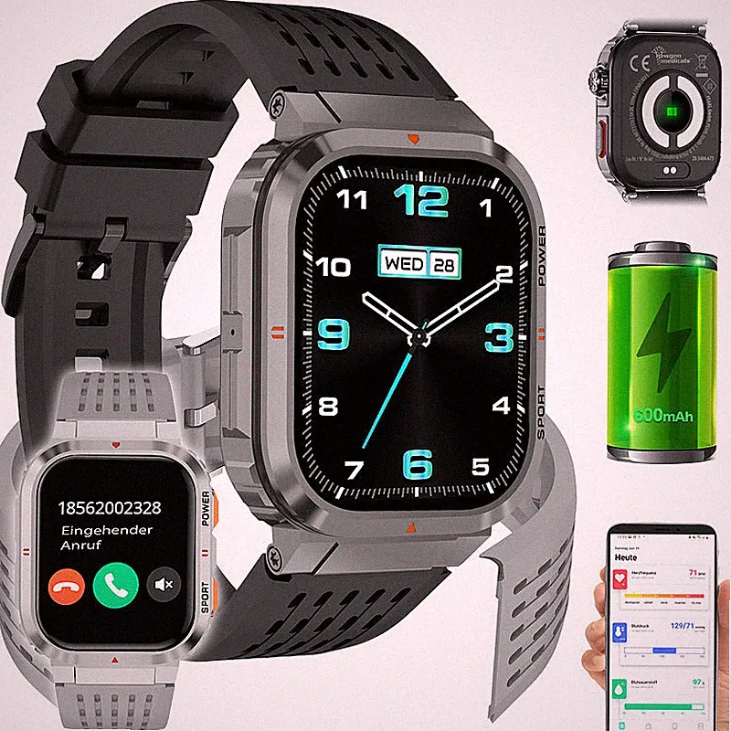 Fitness-Smartwatch Always-on Display Damen