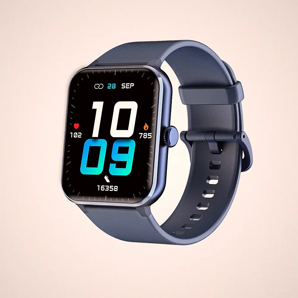 Fitness Smartwatch Damen Herren mit Anruf Funktion Herzfrequenz Blutdruckmesser