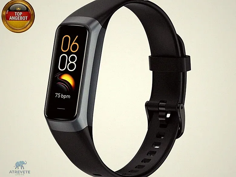 Fitness Tracker 1,10" Screen Smartwatch Herren Damen, Fitnessuhr Smart Watch