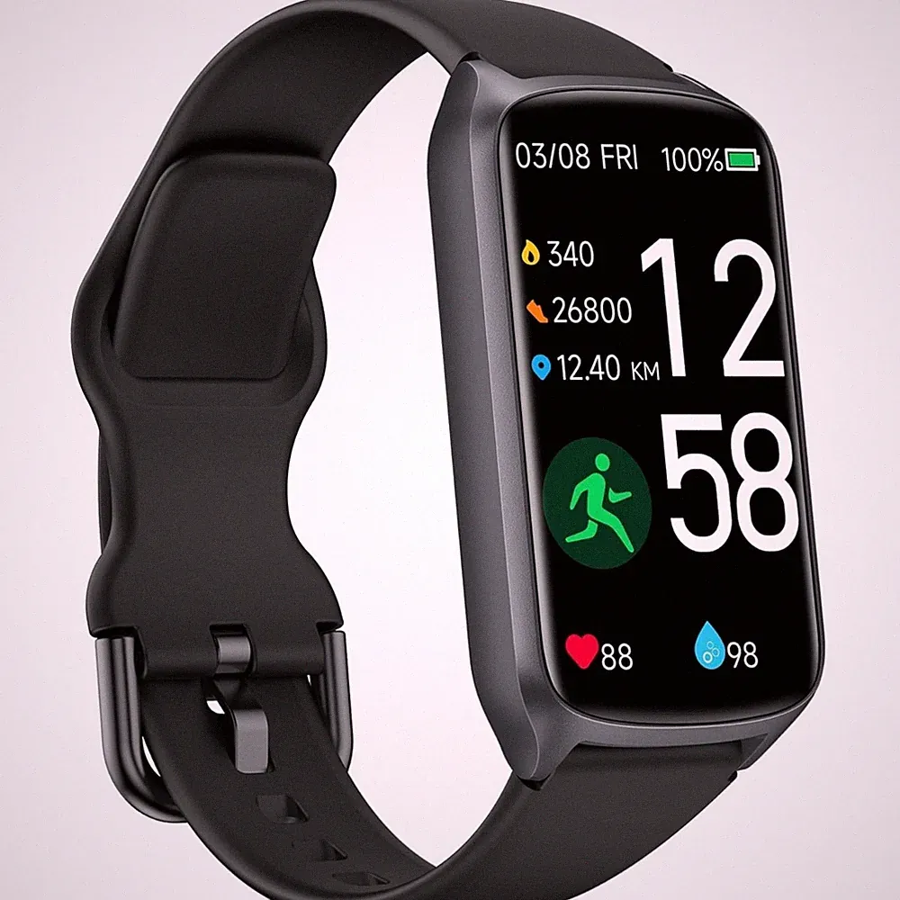 Fitness Tracker, Activity Tracker Damen Herren, , Schlafüberwachung, Herzfreq...