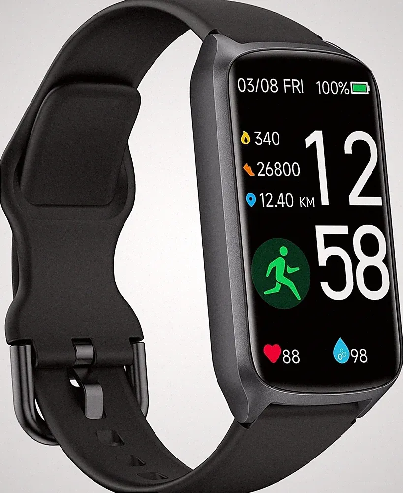 Fitness Tracker Damen Herren 20 Modi SpO2 Schlaf Herzfrequenz 5ATM Aktivitätsuhr