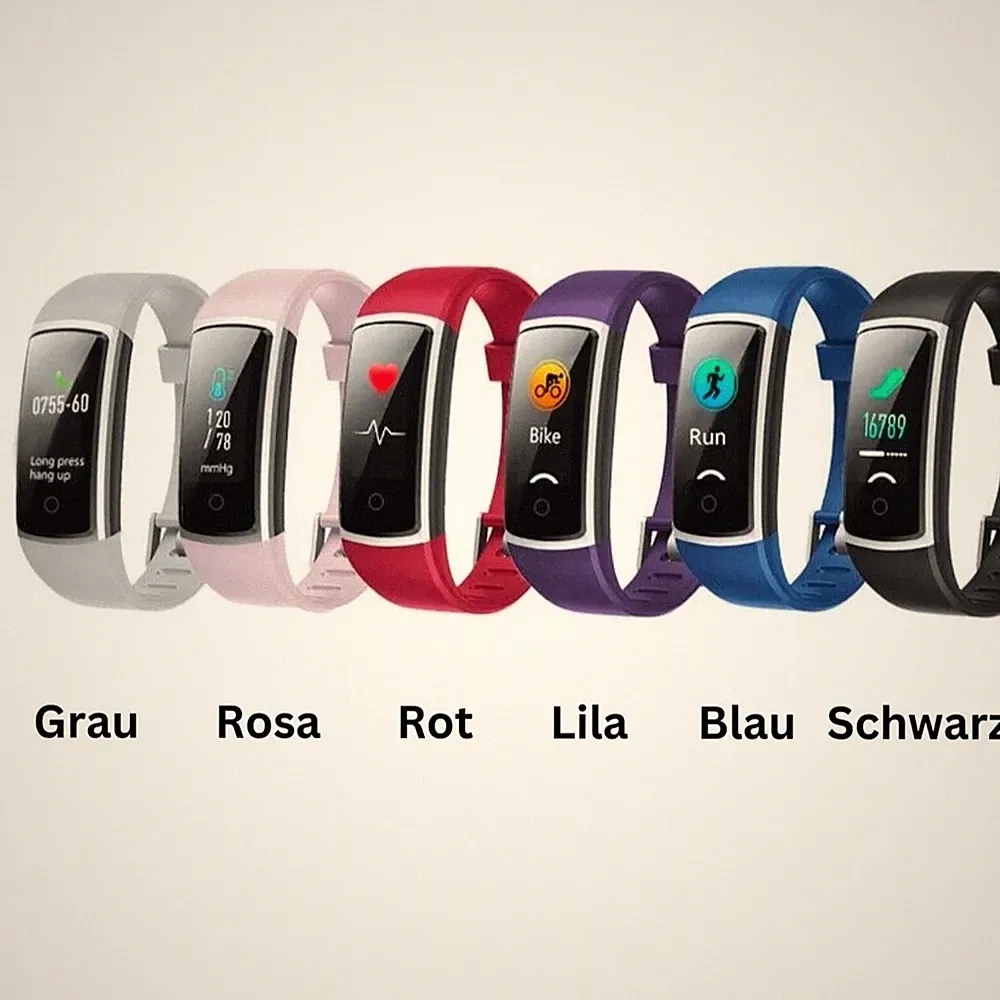 Fitness Tracker mit Pulsmesser & Schrittzähler - Smartwatch - NEU & OVP