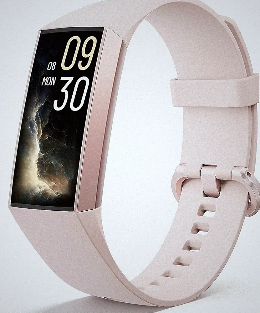 Fitness Tracker Smartwatch - 24h Herzfrequenz & vieles mehr - iOS/Android - Pink