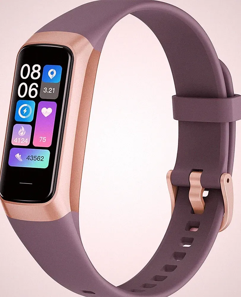 Fitness Tracker Smartwatch Herren Damen Herzfrequenz Schlaf Blutsauerstoff IP67