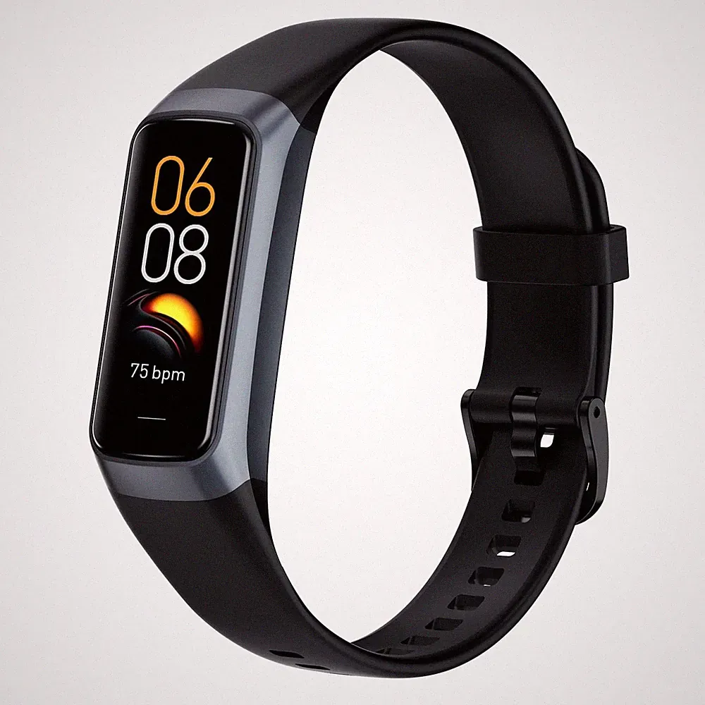 Fitness Tracker Smartwatch Herzfrequenz AMOLED IP68 Schrittzähler Android iOS