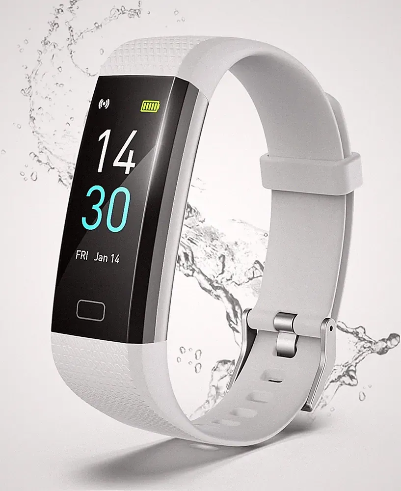 Fitness Tracker Wasserdicht Schrittzähler Aktivitätstracker Grau