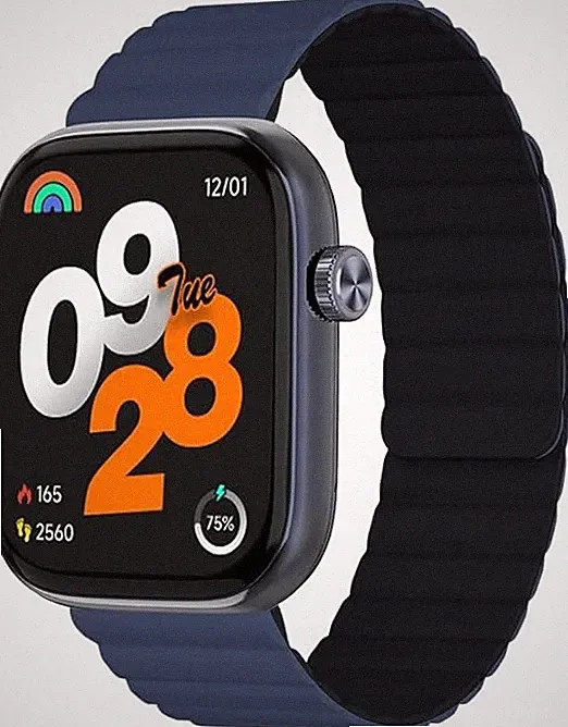 Fitness1,96 Zoll Smartwatch Bluetooth magnetisches Armb. für Android + iOs, IP68