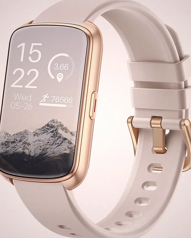Fitnesstracker, 1,47" Smartwatch für Damen Herren, Gesundheit 1,47", weiß