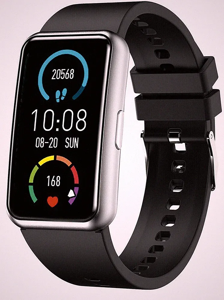 Fitnesstracker mit Puls Blutdruck Sauerstoff Schlaf Schritte Smartwatch - 9720/7