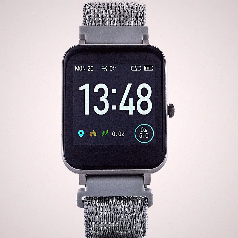 Fitnessuhr mit Full Touch Display Wasserdicht Smartwatch Farbdisplay Armband