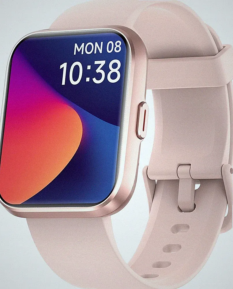 Fitpolo ID208P Smartwatch für Damen, rosa, mit integrierter Alexa