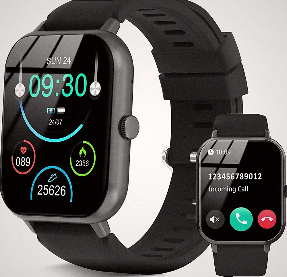 Flintronic Smartwatch Damen Herren 1,83 Zoll HD Smart Watch Mit Telefonfunktion