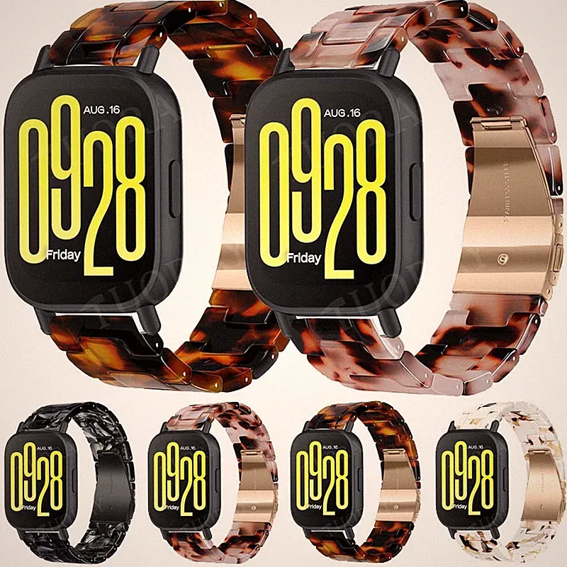 For Redmi Watch 5 3 Active 5 3 Lite Strap Luxury Resin Plastic Smart Watch Band