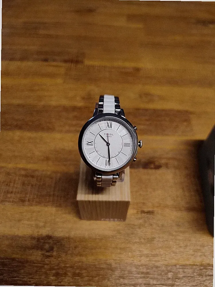Fossil Damen Q Hybrid Smartwatch Jacqueline, neue Batterie, Box FTW5047