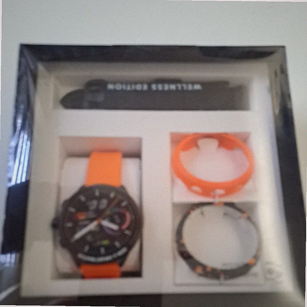 Fossil Damen Smartwatch 6 Generation Silikon Orang / Schwarz
