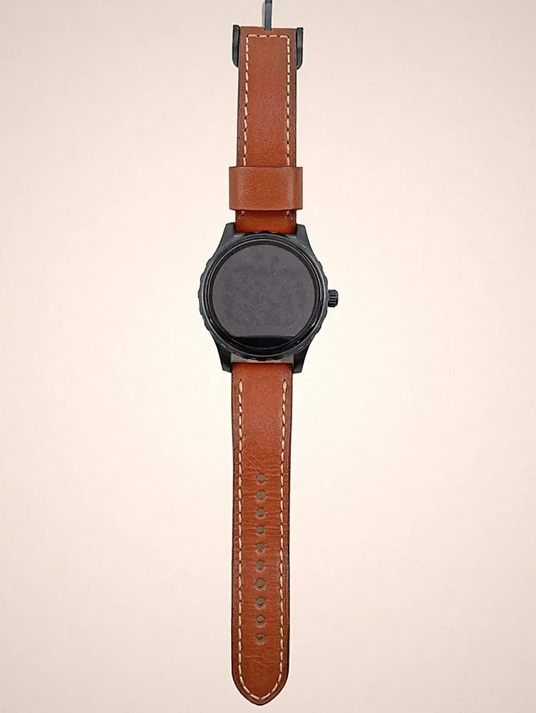 Fossil DW2a Smartwatch Herren Uhr Lederarmband Braun