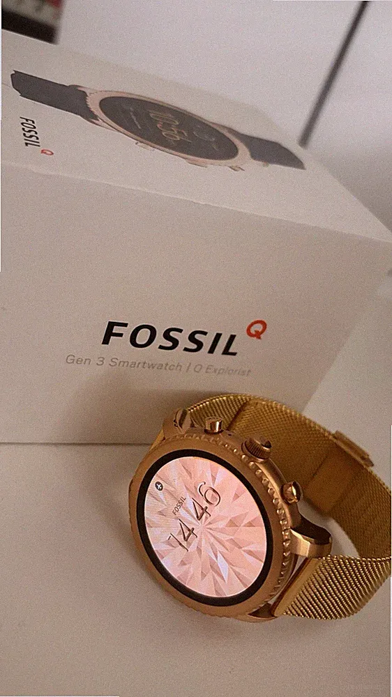 Fossil Gen 3 Smartwatch Gold Damen Android IOS