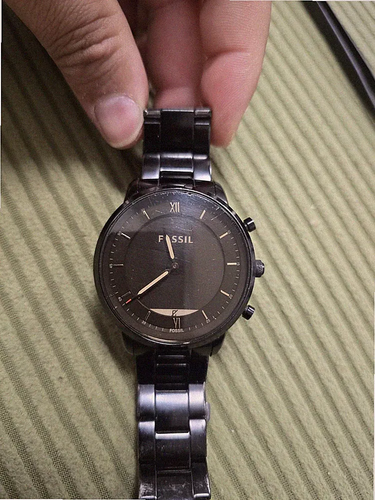Fossil Hybrid Smartwatch (All-Black Stainless Steel)