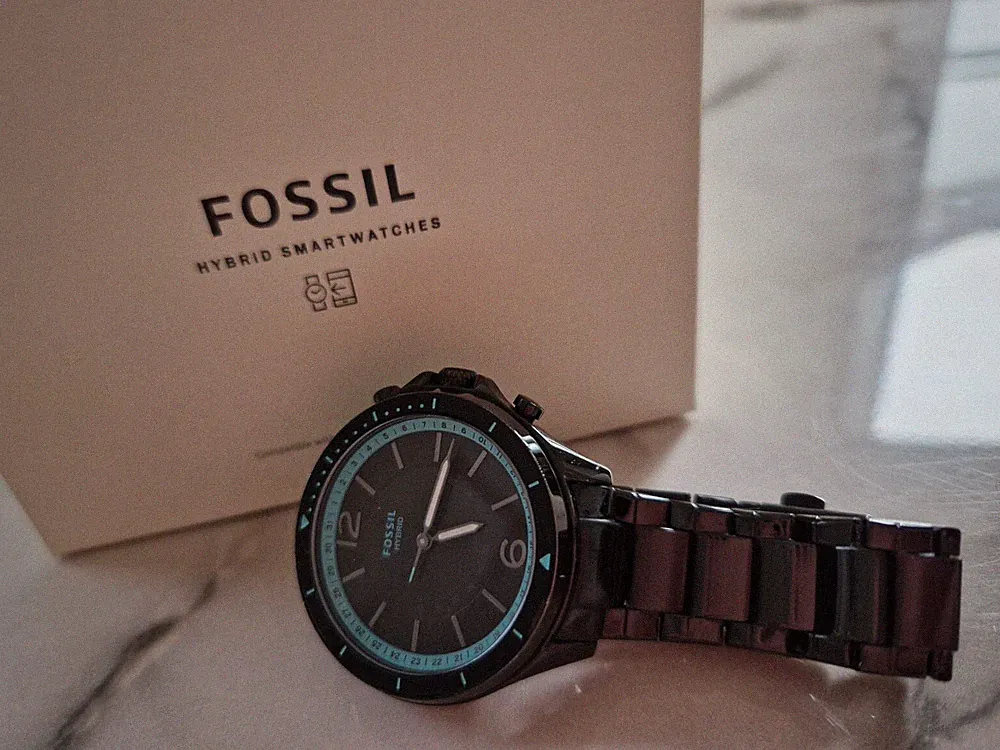 FOSSIL Hybrid Smartwatch Sadie schwarz für Damen Top Zustand!