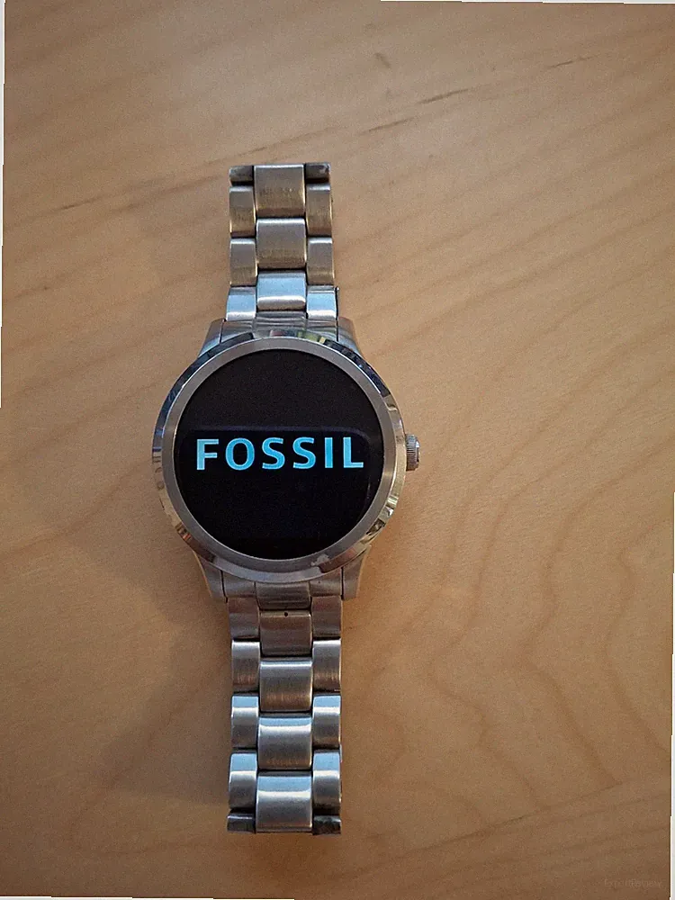 Fossil Q Founder 2.0 Smartwatch mit Edelstahlarmband, Originalkarton, Zubehör