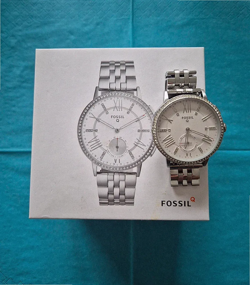 Fossil Q Gazer Damen Smartwatch Edelstahl 41mm