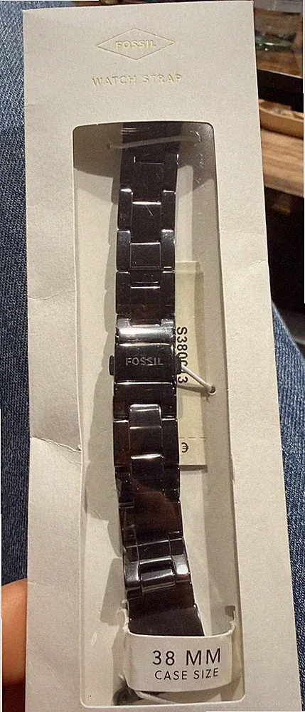 Fossil Smart Watch Armband Apple Strap Bar Mens S380013 Keramik schwarz