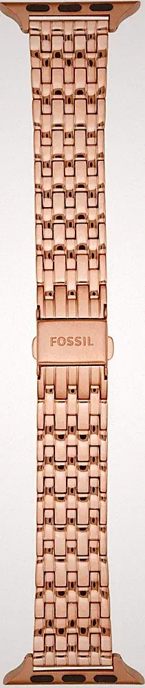 Fossil Smartwatch-Armband Apple Strap Bar Ladies, S380004 rosegold