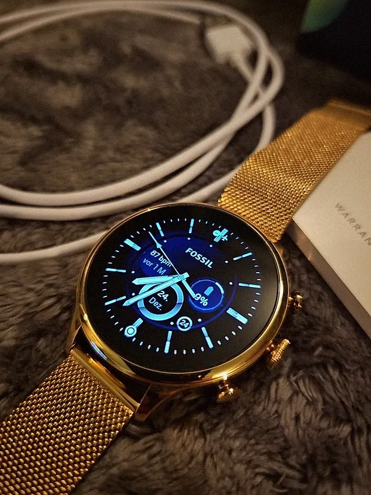 Fossil Smartwatch Gen 6 FTW6082 Edelstahl Rosegold