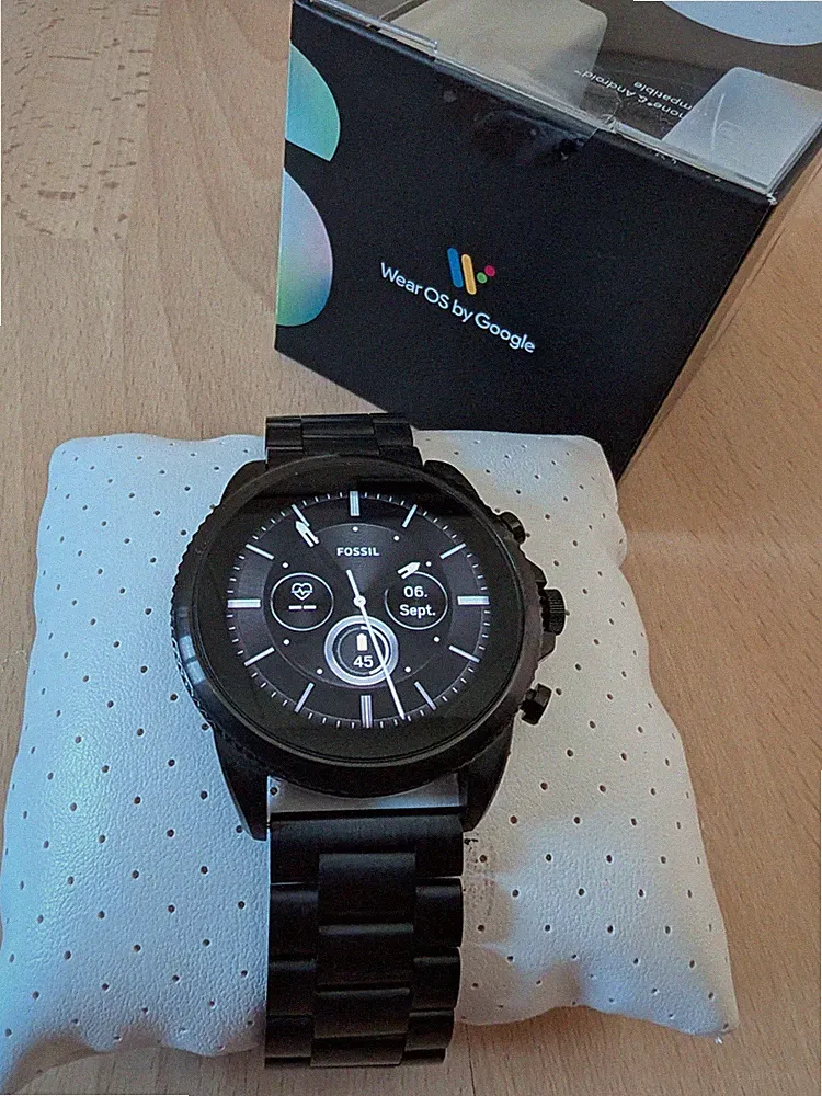 Fossil Smartwatch Gen6 FTW4061 2x Armband Metall/Silikon Google wear OS wie NEU!