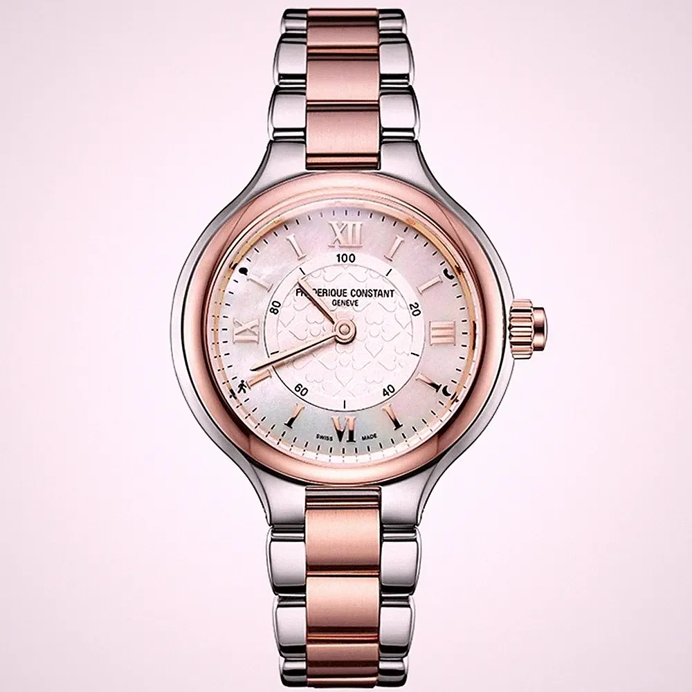 Frederique Constant Analog Damen Armbanduhr FC-281WH3ER2B