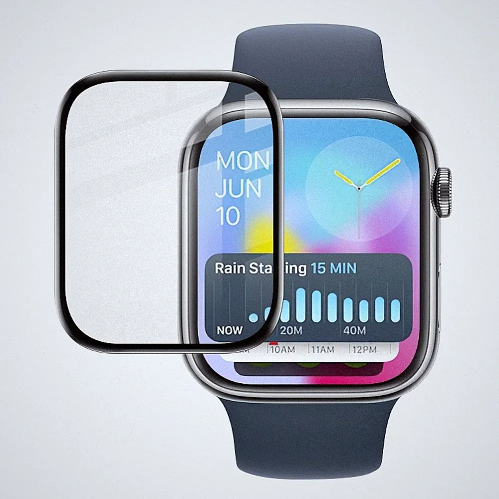 Für Apple Watch Series 11 / 10 42mm Plexiglas Display Schutz Folie Transparent