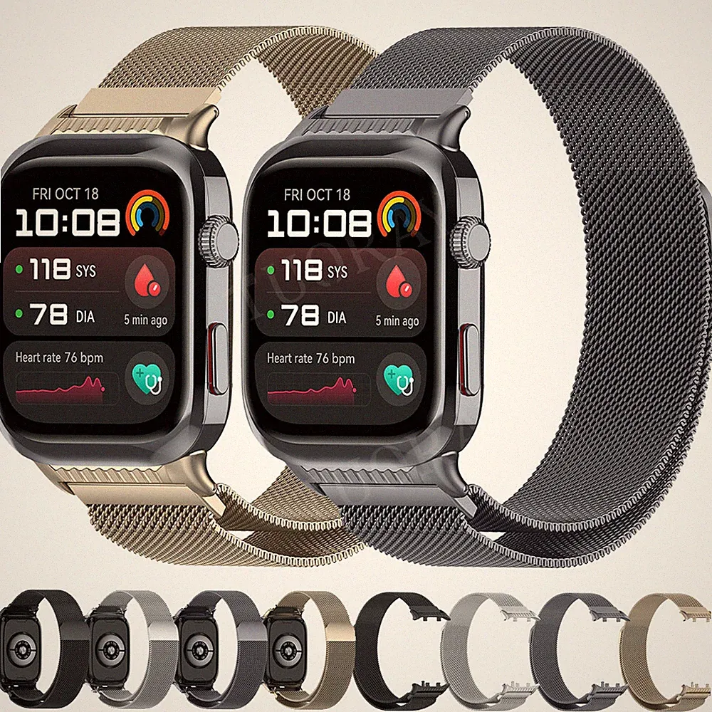 Für Huawei Watch D2 Metall Uhrenarmband Magnet Armband Strap Smart Watch Ersatz