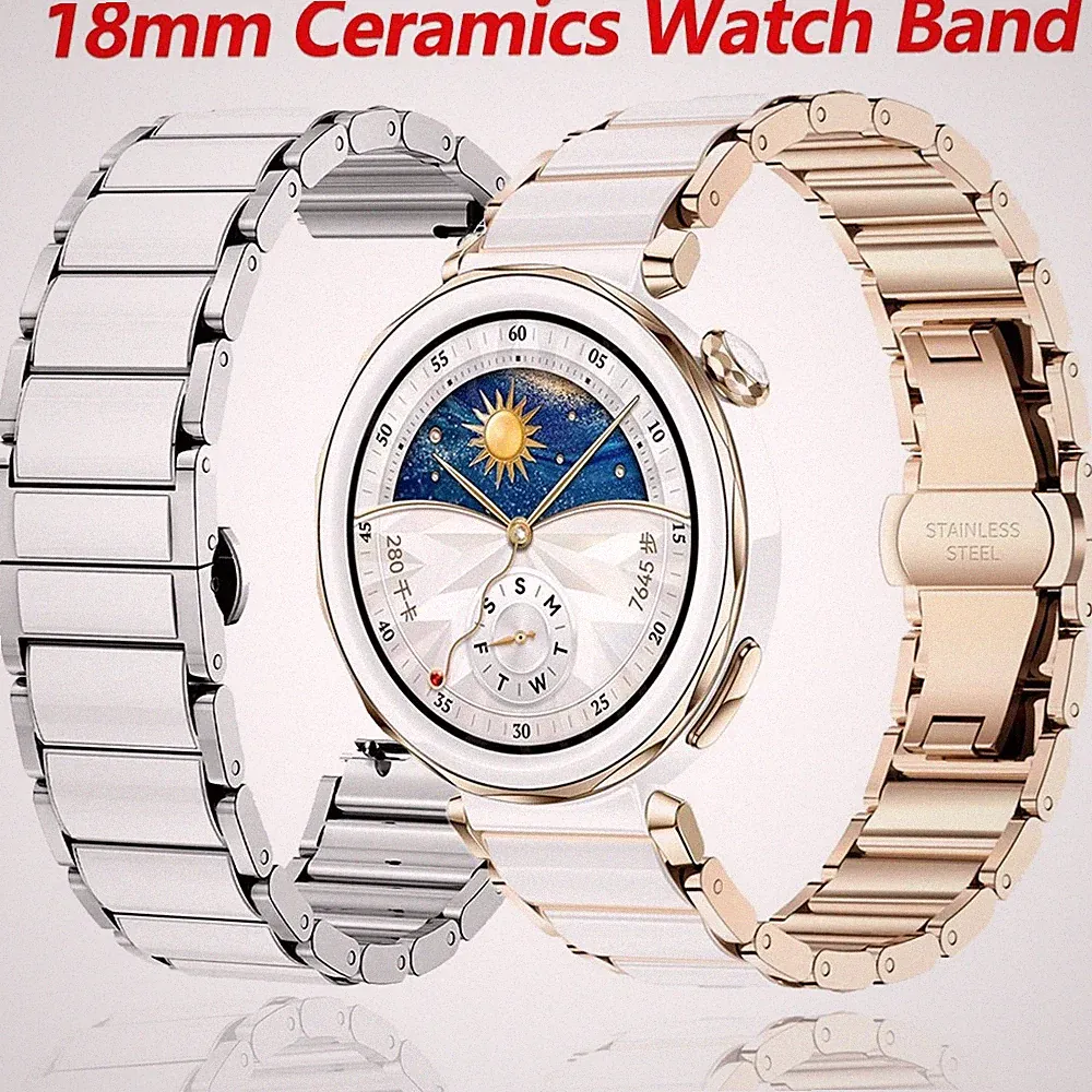 Keramik Smartwatch Damen