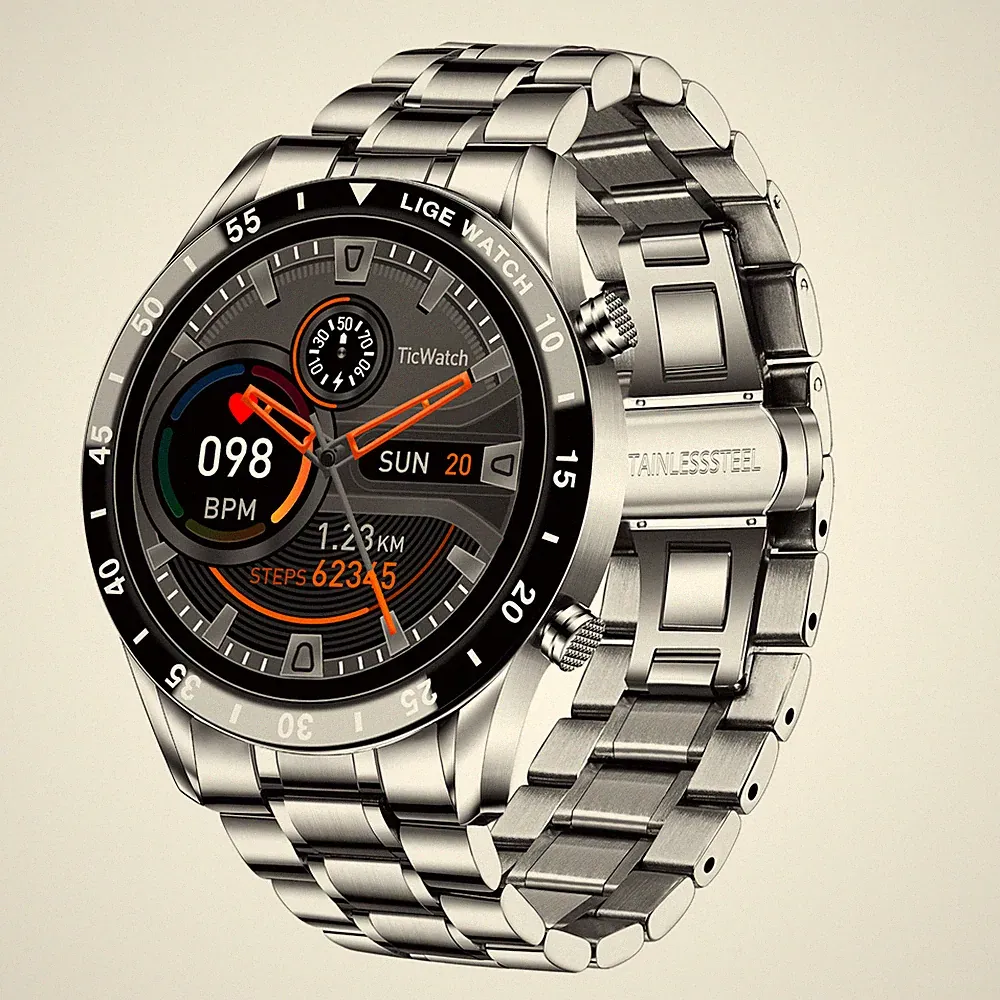 Für iOS Android Smartwatch Herren Damen Anruf Fitness Tracker Herzfrequenz Uhr