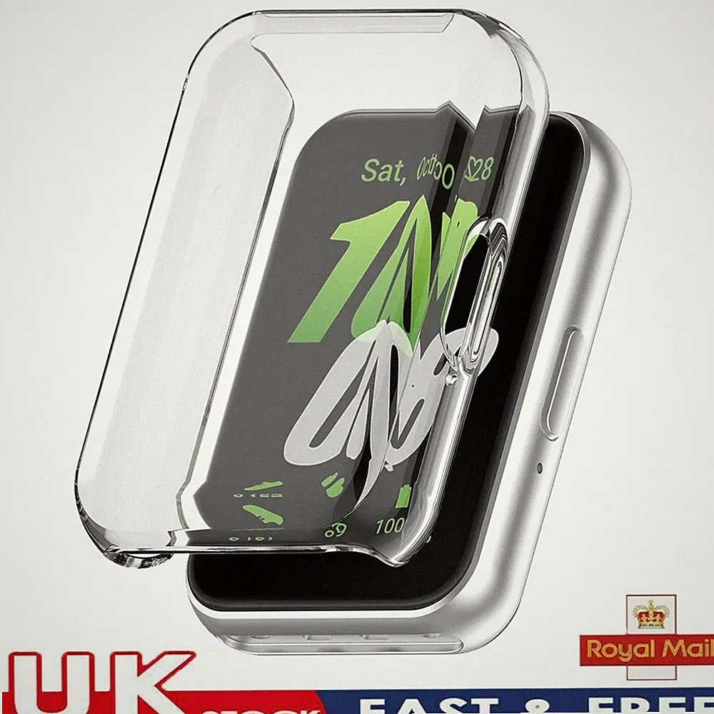 Für Samsung Galaxy Fit 3 Smart Watch Hülle Weich TPU Full Screen Schutz Cover